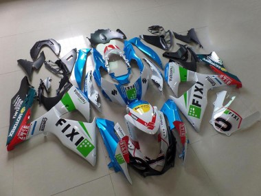 2009-2016 Light Blue Fixi Suzuki GSXR 1000 Motorcycle Fairings