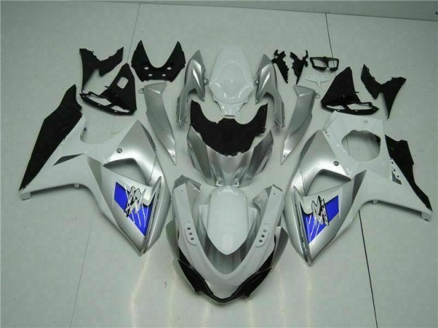 2009-2016 Silver White Suzuki GSXR1000 Motorcycle Fairings 2009-2016 Silver White Suzuki GSXR1000 Motorcycle Fairings