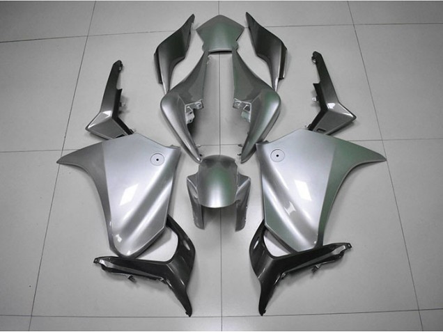 2010-2014 Silver Honda VFR1200 Motorcycle Fairings 2010-2014 Silver Honda VFR1200 Motorcycle Fairings