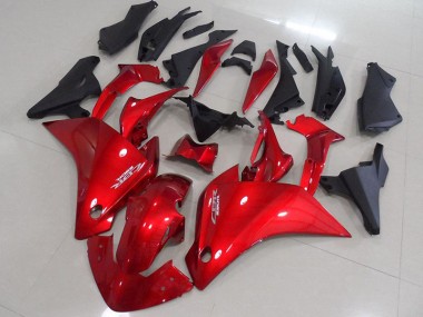 2011-2013 Red Matte Black Honda CBR250RR Motorcycle Fairings