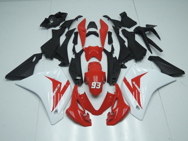 2011-2013 Red White Honda CBR125R Motorcycle Fairings 2011-2013 Red White Honda CBR125R Motorcycle Fairings