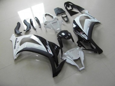 2011-2015 White Black Kawasaki Ninja ZX10R Motorcycle Fairings