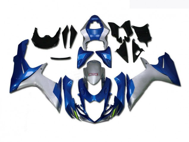 2011-2020 Blue Silver Suzuki GSXR 600/750 Motorcycle Fairings