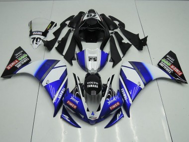 2012-2014 Blue Black Sterilgarda Yamaha YZF R1 Motorcycle Fairings