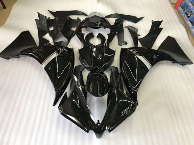 2012-2014 Glossy Black Yamaha YZF R1 Motorcycle Fairings & Bodywork