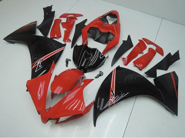 2012-2014 Red Black Yamaha YZF R1 Motorcycle Fairings 2012-2014 Red Black Yamaha YZF R1 Motorcycle Fairings