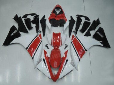 2012-2014 White Red Black Yamaha YZF R1 Motorcycle Fairings