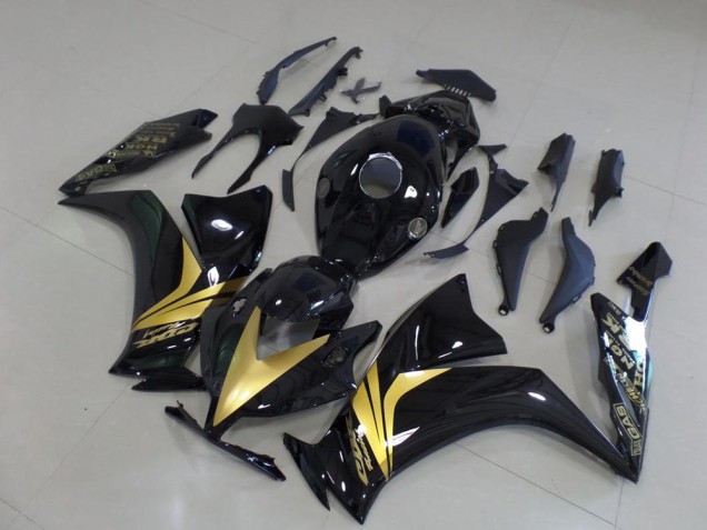 2012-2016 Glossy Black Gold Sticker Honda CBR1000RR Motorcycle Fairings 2012-2016 Glossy Black Gold Sticker Honda CBR1000RR Motorcycle Fairings