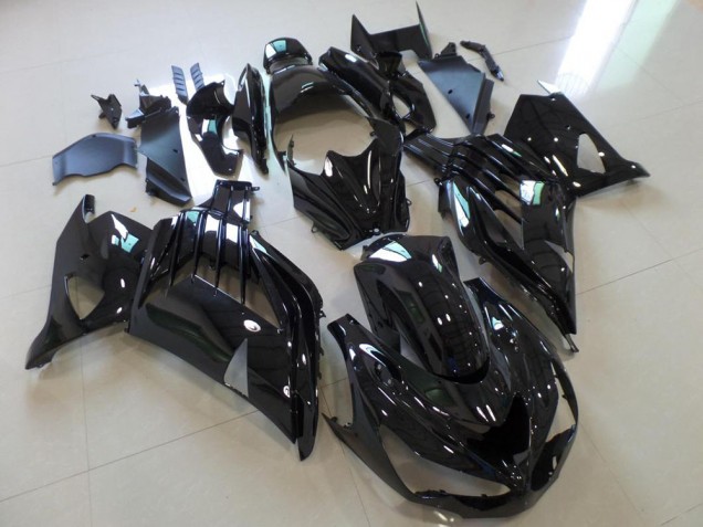2012-2019 Glossy Black Kawasaki Ninja ZX14R Motorcycle Fairings 2012-2019 Glossy Black Kawasaki Ninja ZX14R Motorcycle Fairings