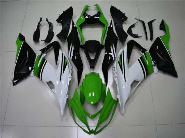 2013-2018 Green White Black Kawasaki Ninja ZX6R Motorcycle Fairings 2013-2018 Green White Black Kawasaki Ninja ZX6R Motorcycle Fairings
