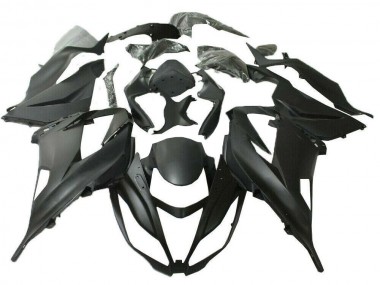 2013-2018 Matte Black Kawasaki Ninja ZX6R Injection Fairing Kit