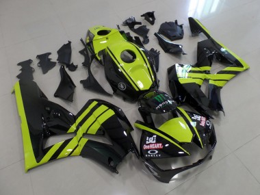2013-2019 Green Black Honda CBR600RR Motorcycle Fairings