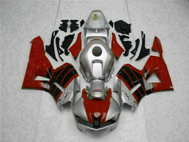 2013-2019 Red Silver Honda CBR600RR Motorcycle Fairings 2013-2019 Red Silver Honda CBR600RR Motorcycle Fairings