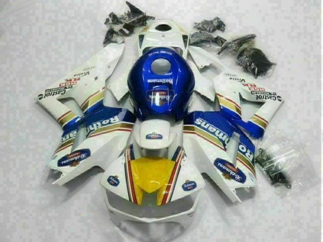 2013-2019 White Blue Honda CBR600RR Motorcycle Fairings 2013-2019 White Blue Honda CBR600RR Motorcycle Fairings