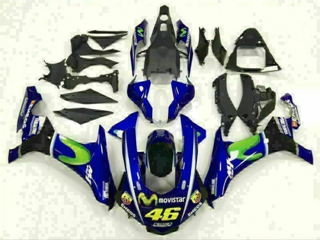 2015-2019 Blue Yamaha YZF R1 Motorcycle Fairings 2015-2019 Blue Yamaha YZF R1 Motorcycle Fairings