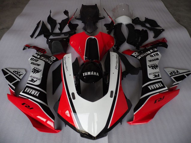 2015-2019 Red White Black Yamaha YZF R1 Motorcycle Fairings 2015-2019 Red White Black Yamaha YZF R1 Motorcycle Fairings