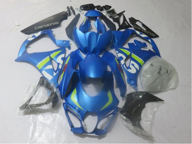 2017-2019 Blue Lime Suzuki GSXR 1000 Motorcycle Fairings 2017-2019 Blue Lime Suzuki GSXR 1000 Motorcycle Fairings
